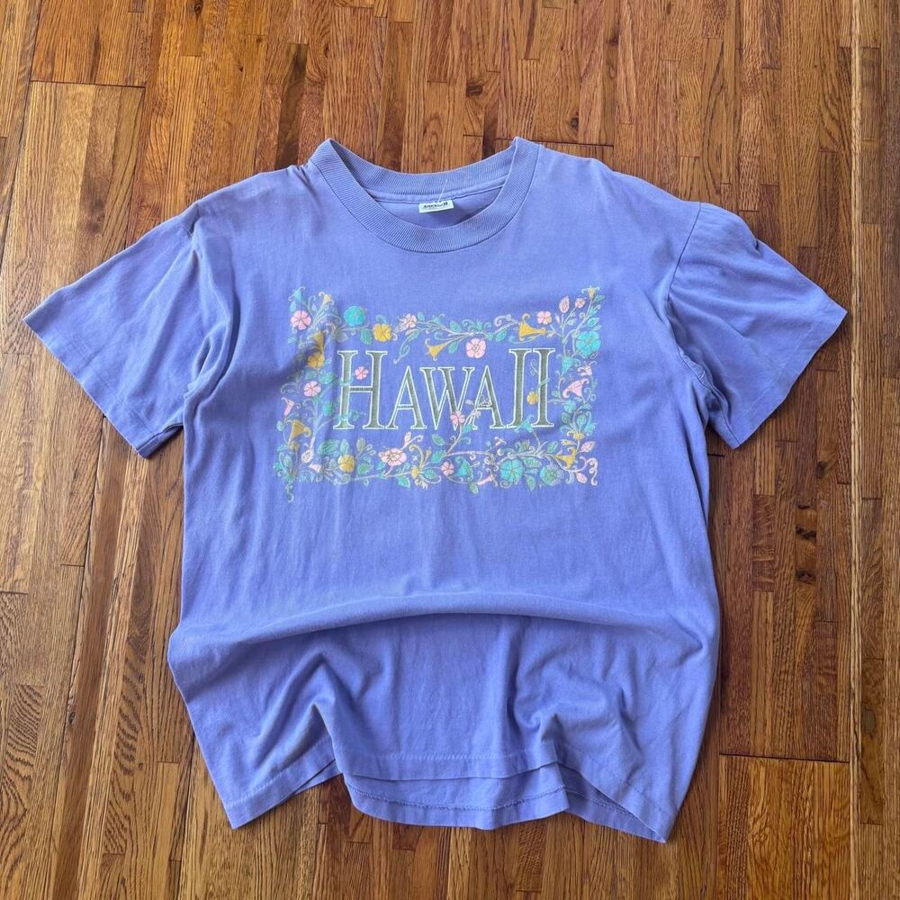 Anvil Men's Purple T-shirt